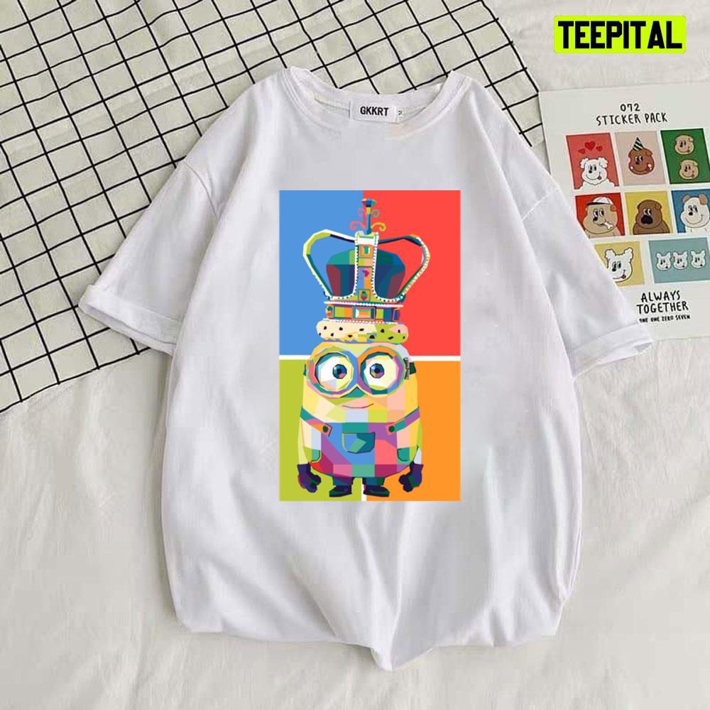 Minions King Bob Design Unisex T-Shirt Minions King Bob Design Unisex T-Shirt