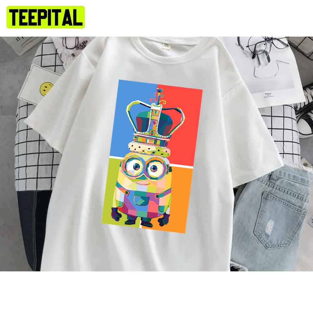 Minions King Bob Design Unisex T-Shirt Minions King Bob Design Unisex T-Shirt