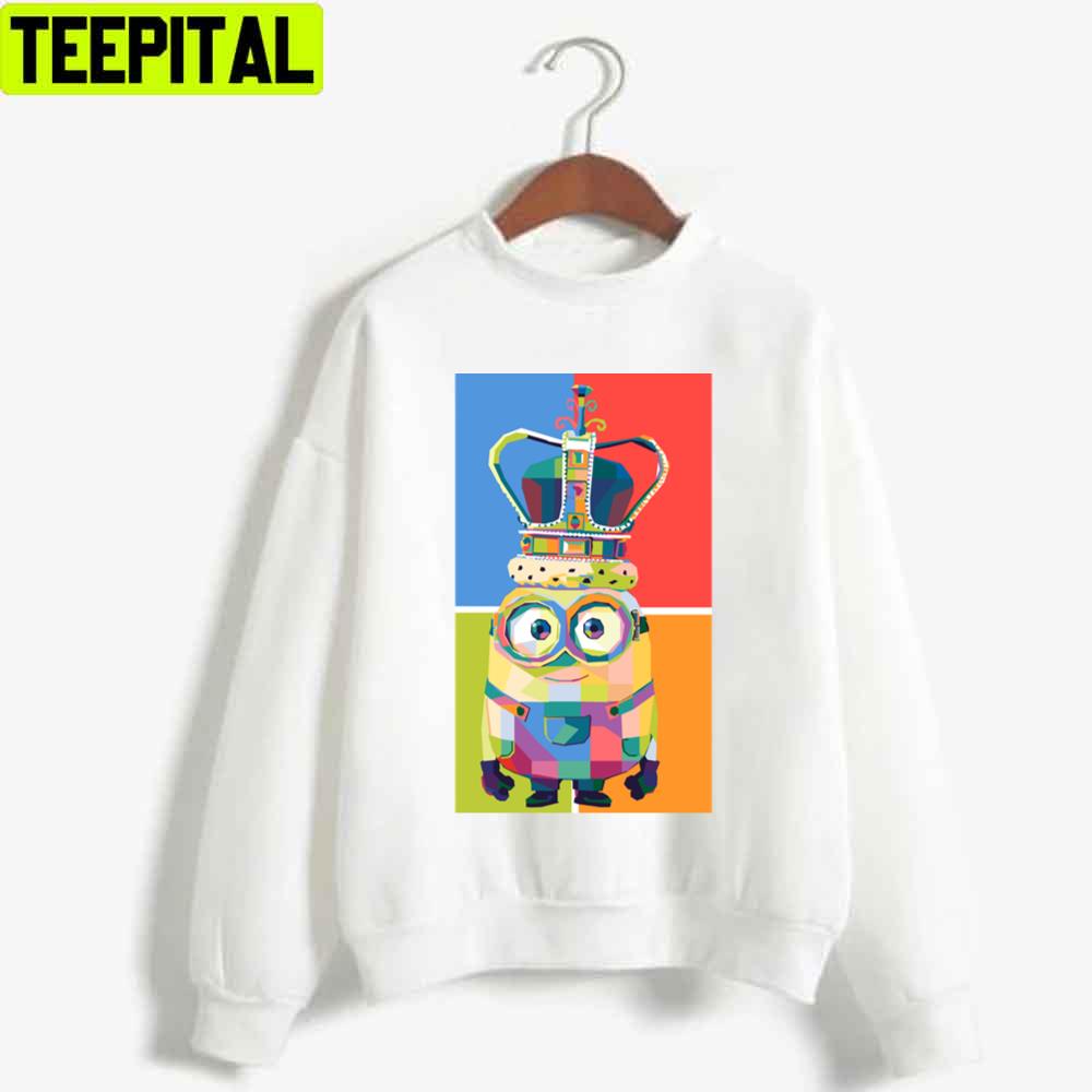 Minions King Bob Design Unisex T-Shirt Minions King Bob Design Unisex T-Shirt