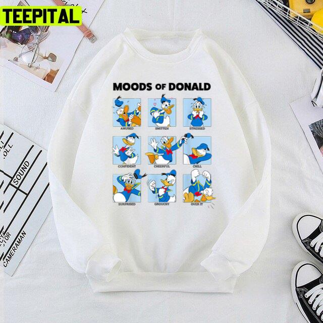 Moods Of Box Donald Duck Disney Cartoon Unisex T-Shirt Moods Of Box Donald Duck Disney Cartoon Unisex T-Shirt