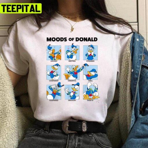 Moods Of Box Donald Duck Disney Cartoon Unisex T-Shirt