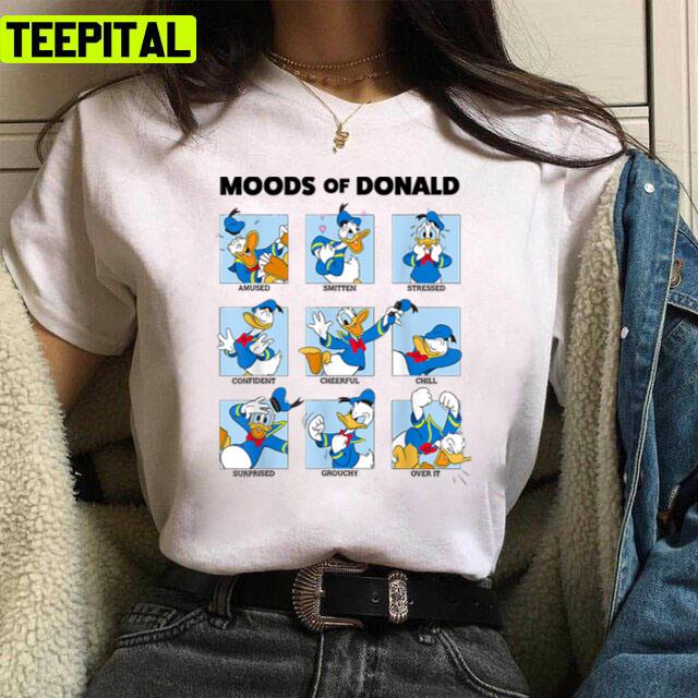 Moods Of Box Donald Duck Disney Cartoon Unisex T-Shirt Moods Of Box Donald Duck Disney Cartoon Unisex T-Shirt