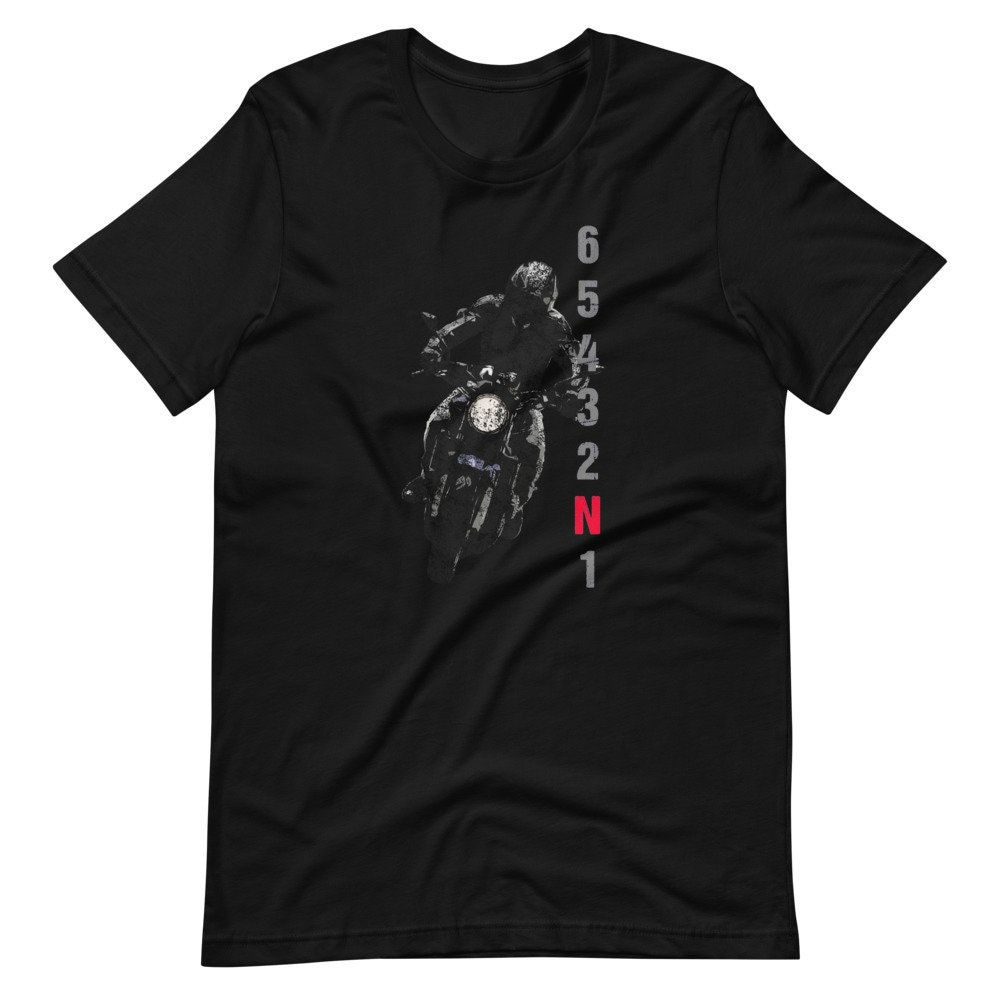 Motorcycle Rider Gear Shift Short Sleeve Unisex T-Shirt Motorcycle Rider Gear Shift Short Sleeve Unisex T-Shirt