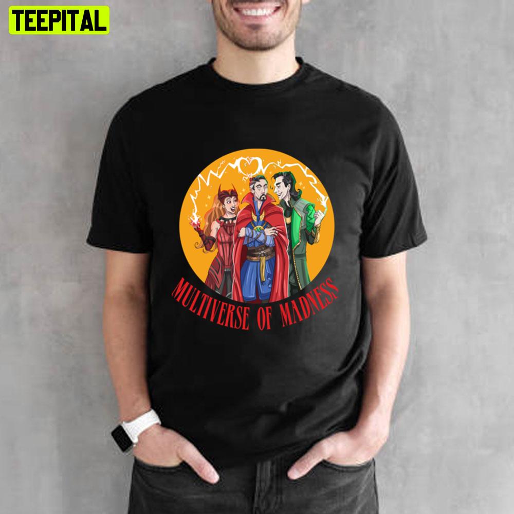 Multiverse Of Madness Comic Unisex T-Shirt Multiverse Of Madness Comic Unisex T-Shirt