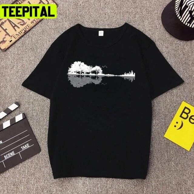 Nature Guitar Music Instrument Design Unisex T-Shirt Nature Guitar Music Instrument Design Unisex T-Shirt