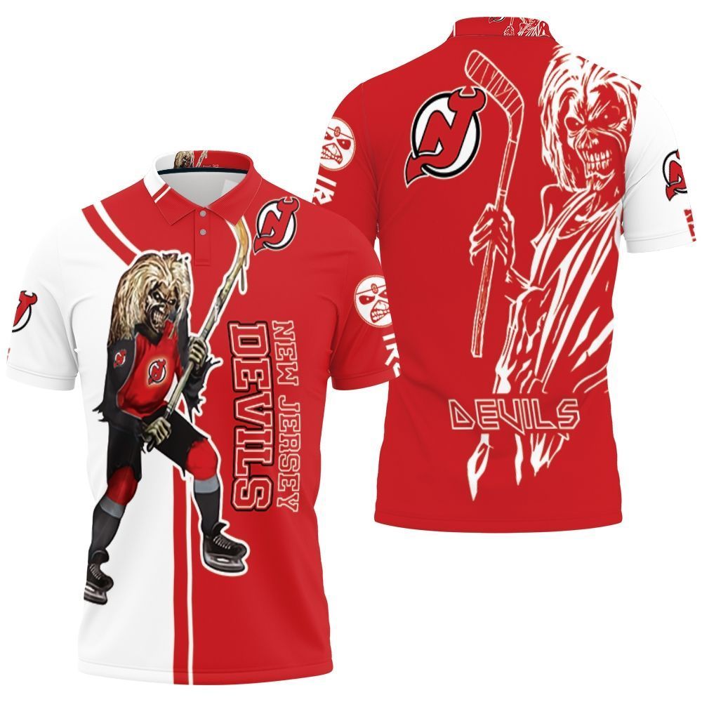 New Jersey Devils And Zombie For Fans Polo Shirt All Over Print Shirt 3d T-shirt New Jersey Devils And Zombie For Fans Polo Shirt All Over Print Shirt 3d T-shirt