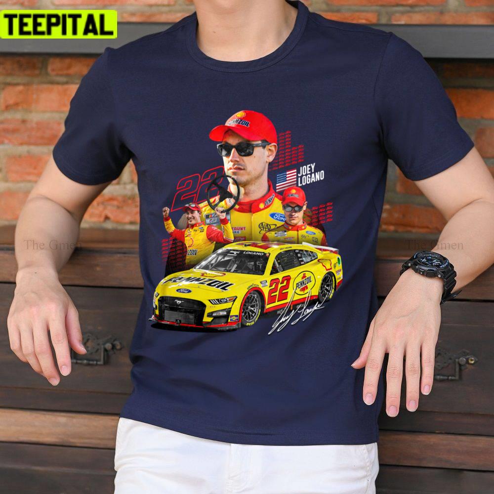 New Joey Logano Next Gen Mustang 2022 Graphic Unisex T-Shirt New Joey Logano Next Gen Mustang 2022 Graphic Unisex T-Shirt