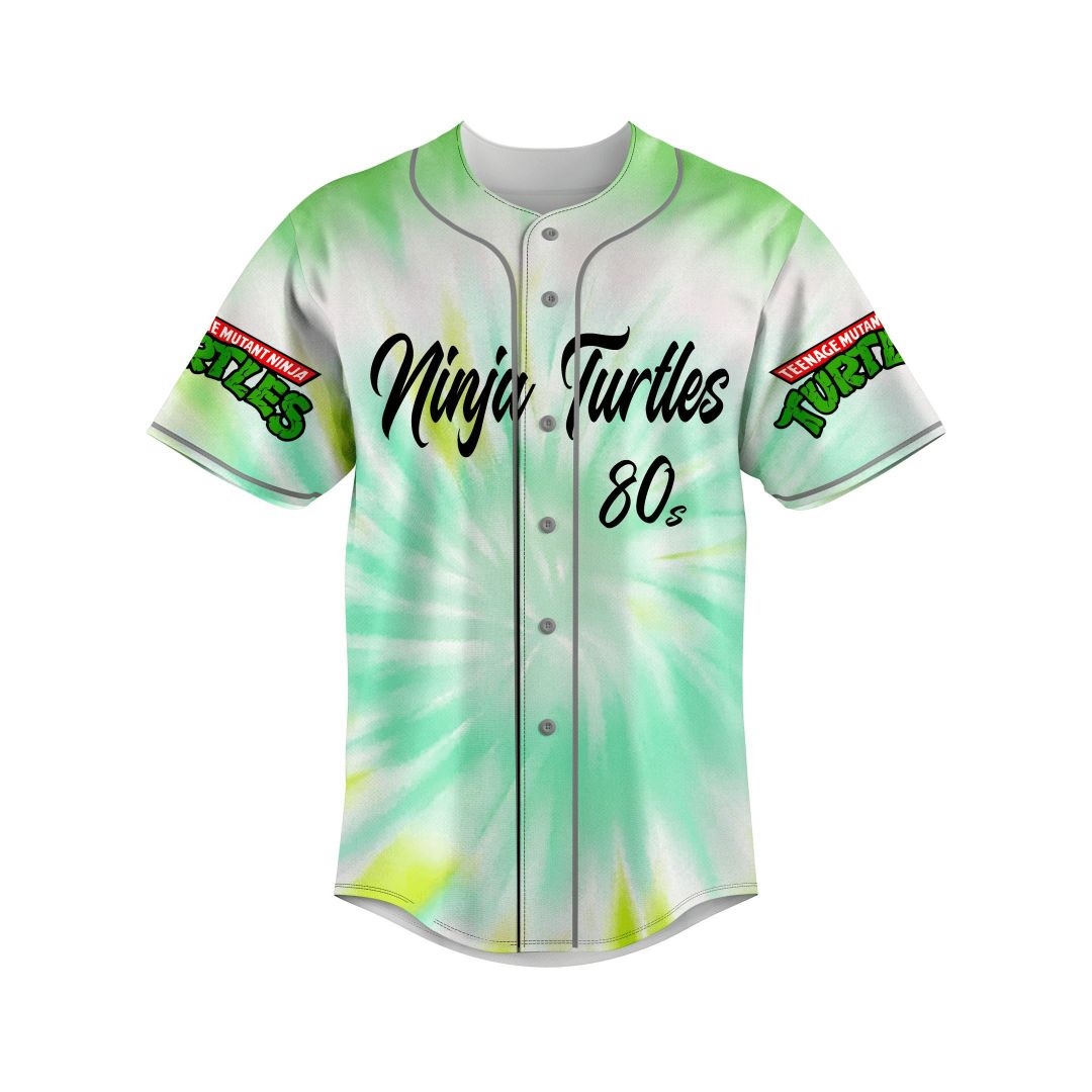 Ninja Turtle Made in the 80s baseball jersey shirt Ninja Turtle Made in the 80s baseball jersey shirt