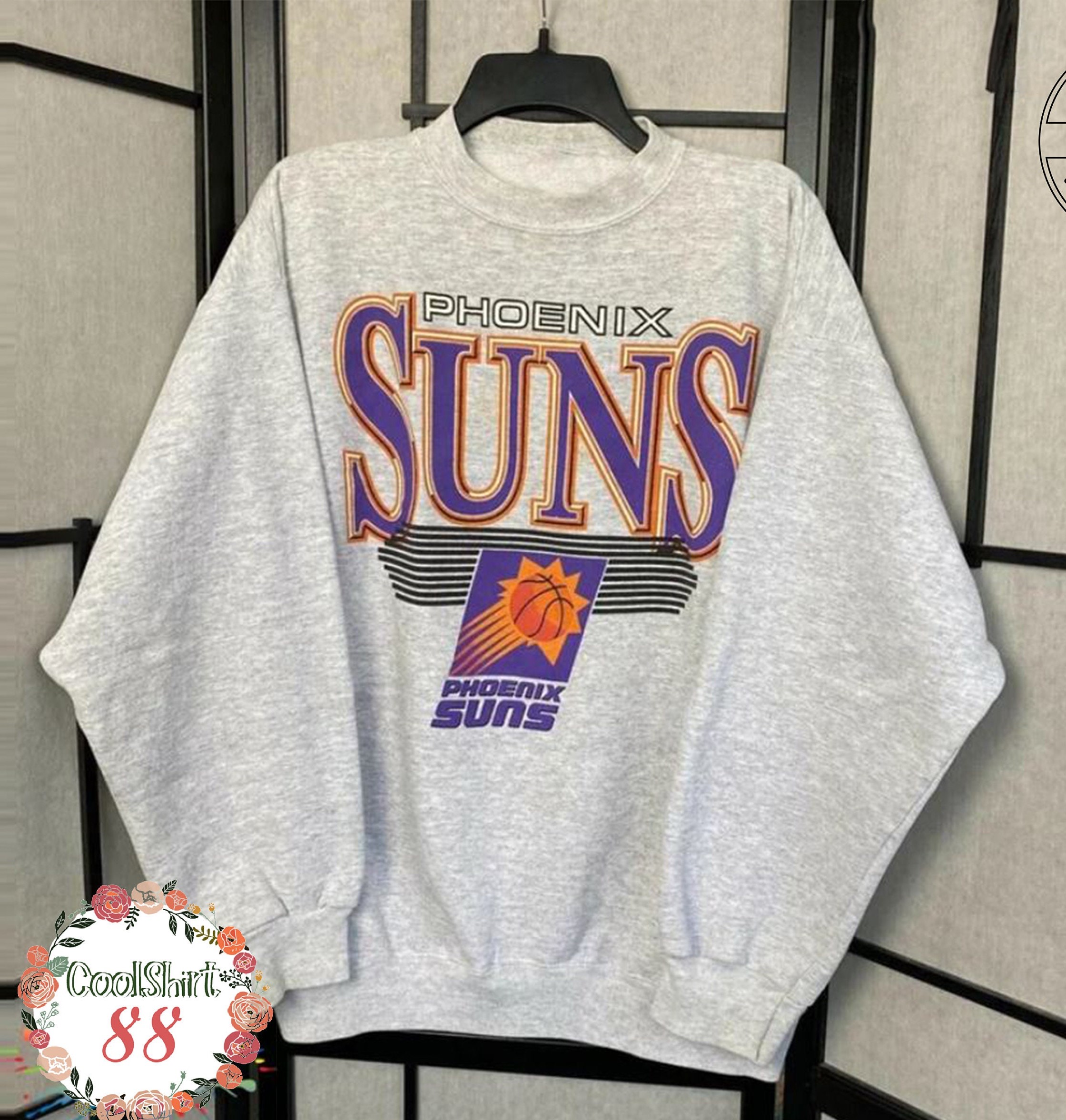 Old Vintage Digital Phoenix Suns Basketball Unisex Sweatshirt Old Vintage Digital Phoenix Suns Basketball Unisex Sweatshirt