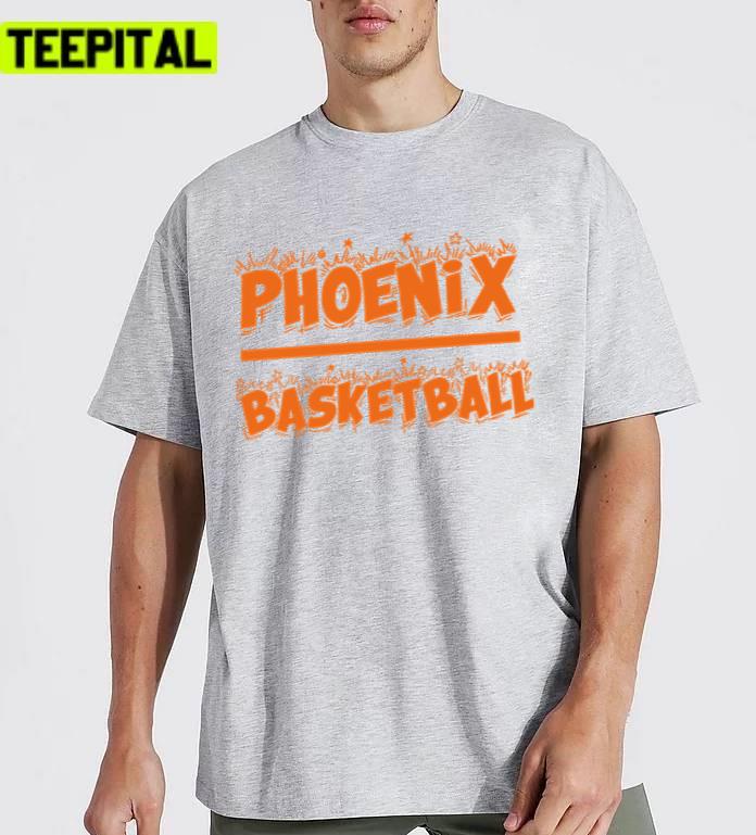 Orange Text The Valley Phoenix Suns Basketball Unisex T-Shirt Orange Text The Valley Phoenix Suns Basketball Unisex T-Shirt