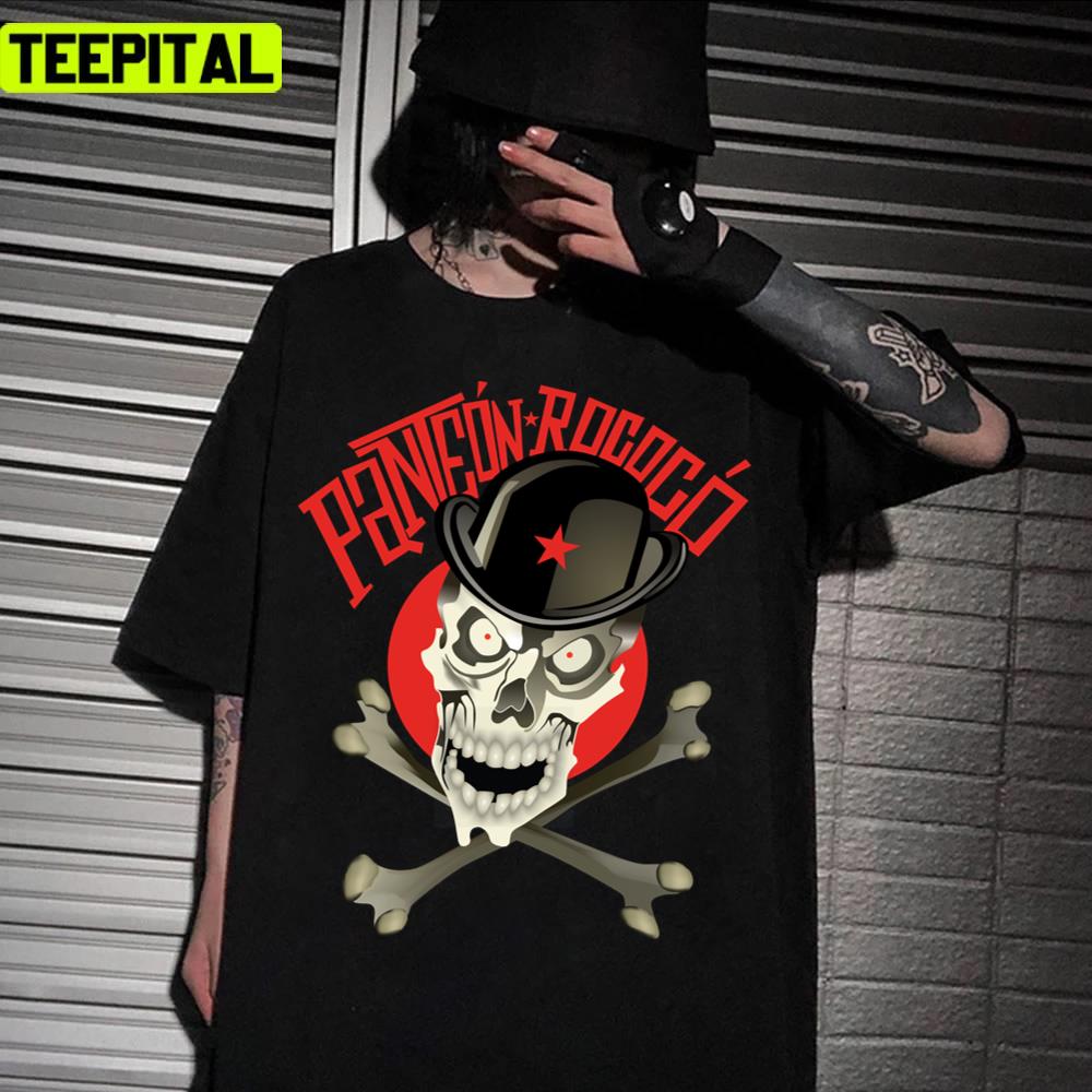 Panteon Rococo Pirate Skull Design Unisex T-Shirt Panteon Rococo Pirate Skull Design Unisex T-Shirt