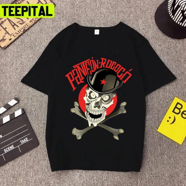 Panteon Rococo Pirate Skull Design Unisex T-Shirt Panteon Rococo Pirate Skull Design Unisex T-Shirt