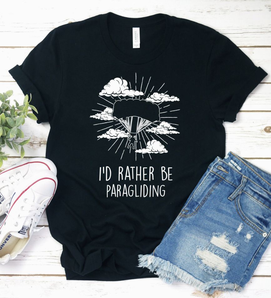 Paragliding Clouds Shirt Paragliding Clouds Shirt