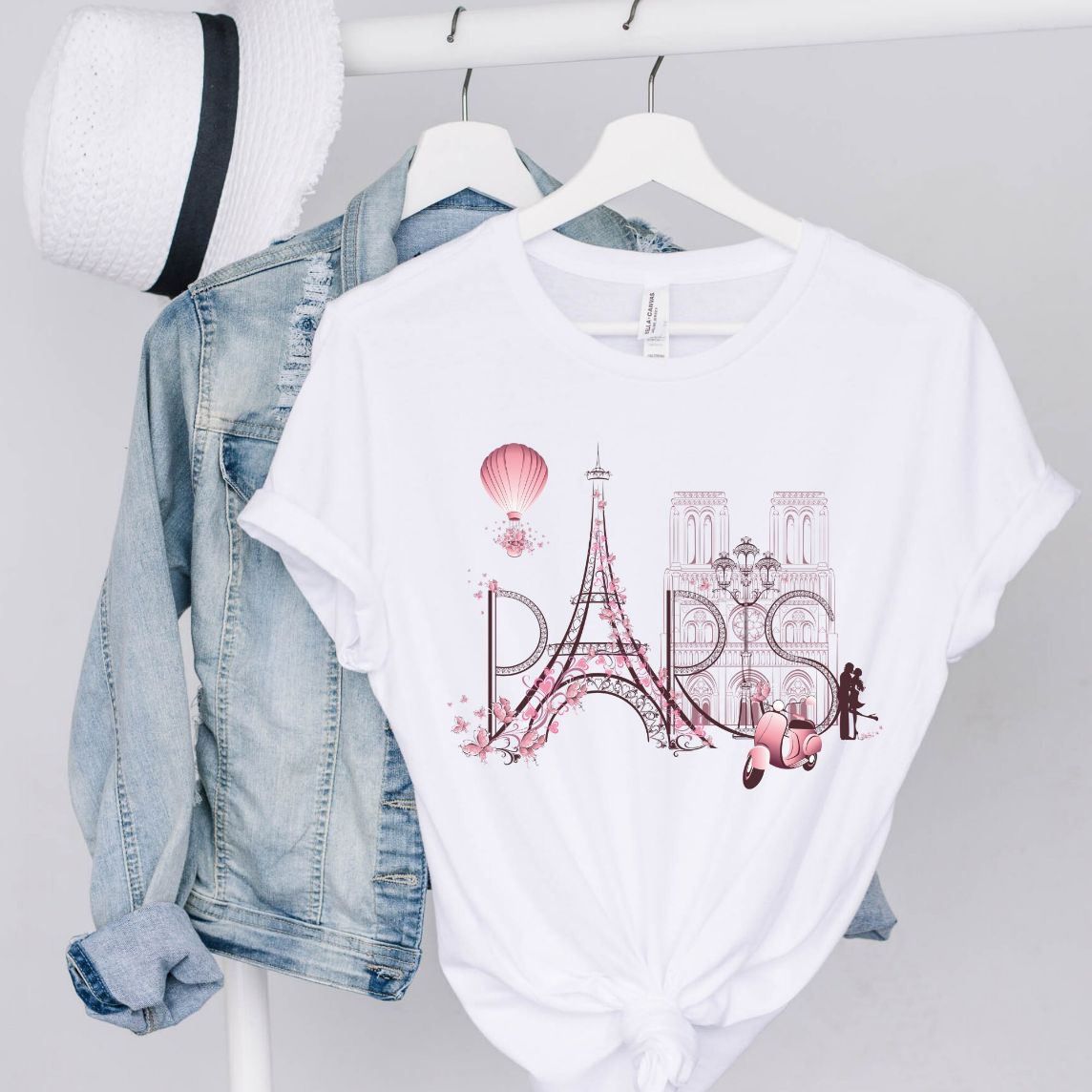 Paris Romantic Unisex T-Shirt Paris Romantic Unisex T-Shirt