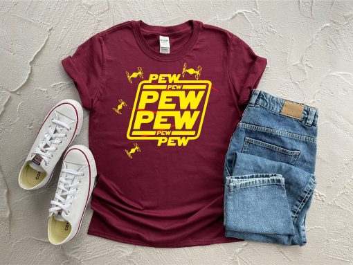 Pew Pew Pew With Drone Disney Star Wars May The 4th Be With You Unisex T-Shirt