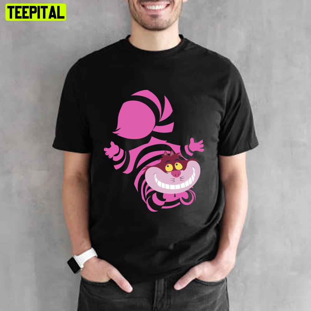 Pink Art Cheshire Cat Unisex T-Shirt Pink Art Cheshire Cat Unisex T-Shirt