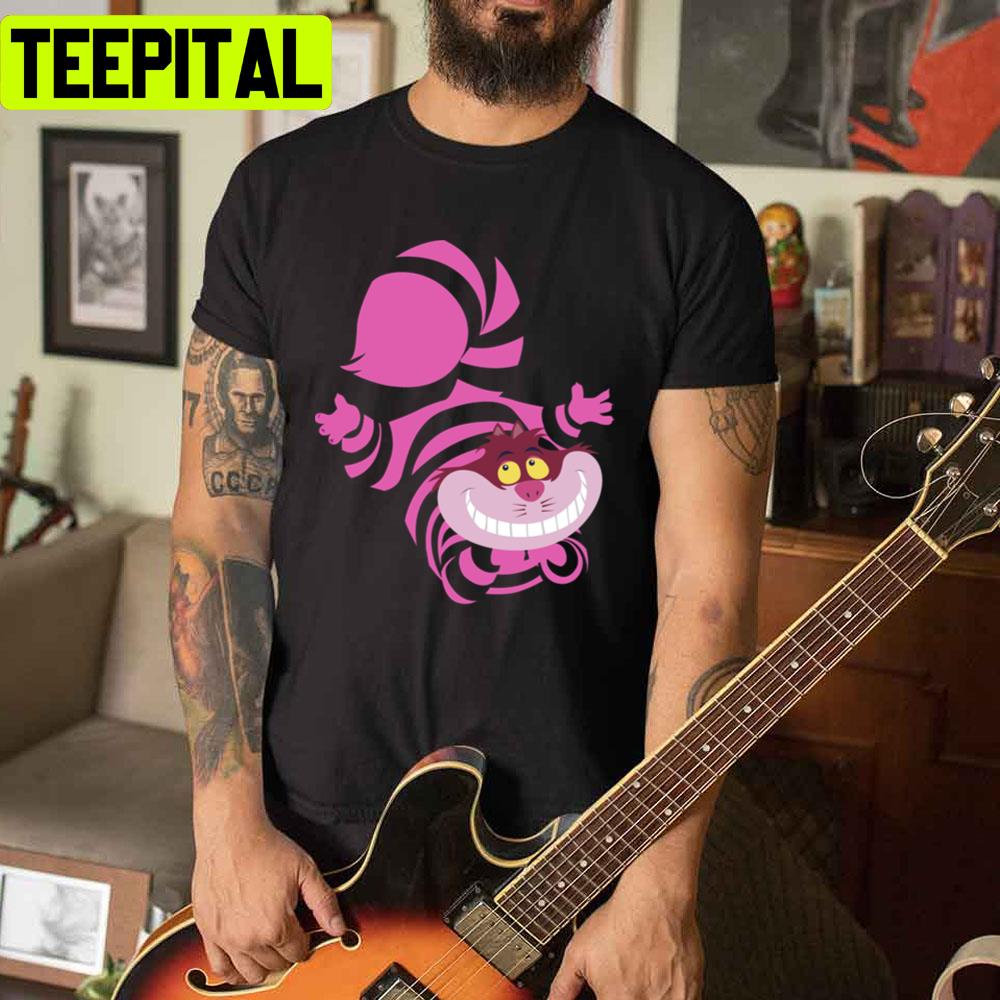 Pink Art Cheshire Cat Unisex T-Shirt Pink Art Cheshire Cat Unisex T-Shirt