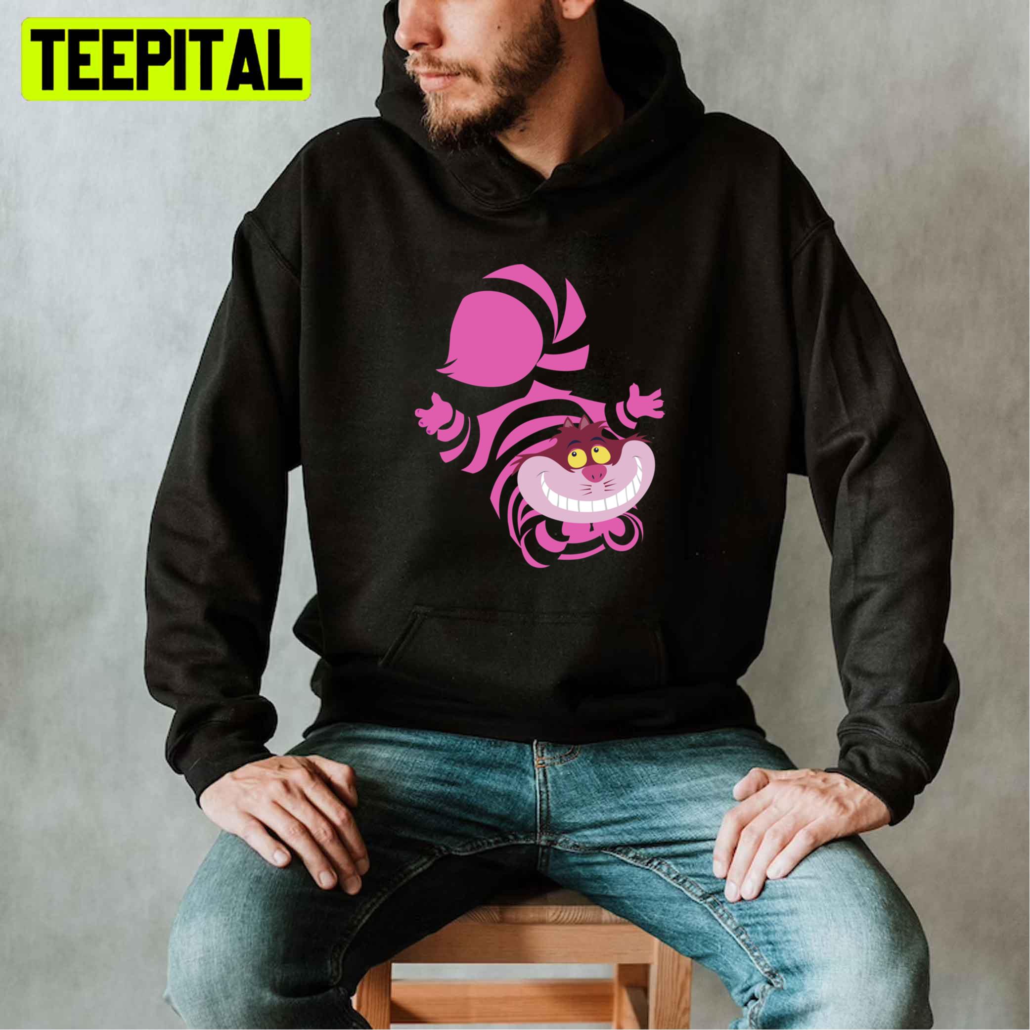 Pink Art Cheshire Cat Unisex T-Shirt Pink Art Cheshire Cat Unisex T-Shirt