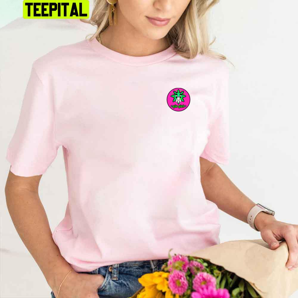 Pink Green Neon Glo Girl Unisex T-Shirt Pink Green Neon Glo Girl Unisex T-Shirt