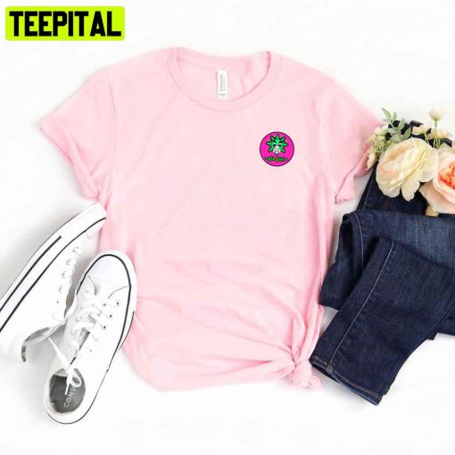 Pink Green Neon Glo Girl Unisex T-Shirt