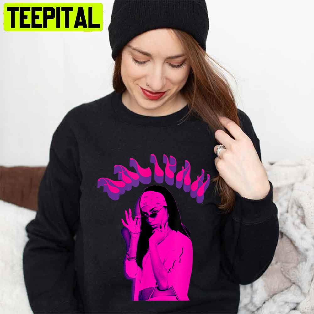 Pink Style Aaliyah Fanart Unisex T-Shirt Pink Style Aaliyah Fanart Unisex T-Shirt