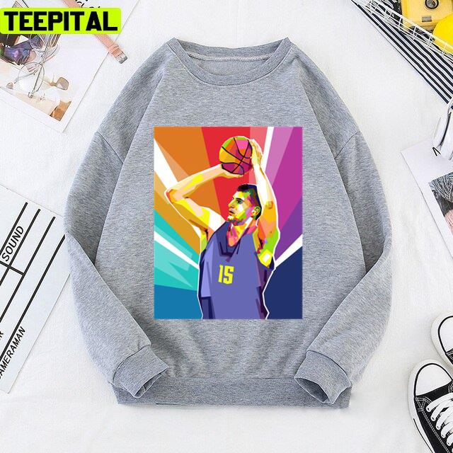 Pop Art Nikola Jokic The Jocker Unisex T-Shirt Pop Art Nikola Jokic The Jocker Unisex T-Shirt