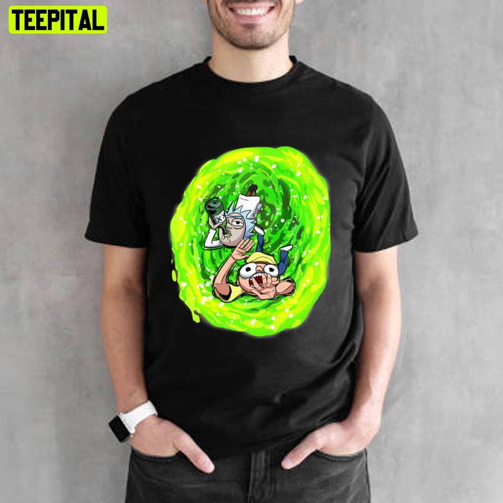 Portal Divin Rick And Morty Unisex T-Shirt Portal Divin Rick And Morty Unisex T-Shirt