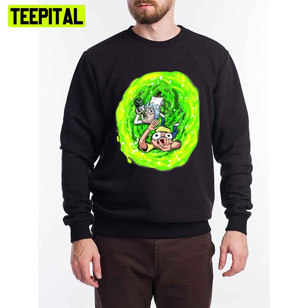 Portal Divin Rick And Morty Unisex T-Shirt Portal Divin Rick And Morty Unisex T-Shirt