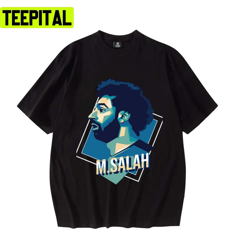 Portrait Of Liverpool Moh Salah Design Unisex T-Shirt Portrait Of Liverpool Moh Salah Design Unisex T-Shirt