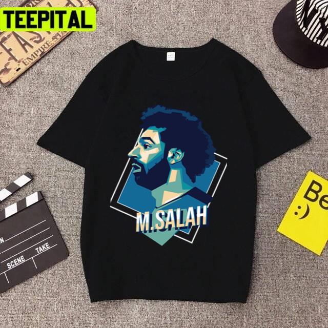 Portrait Of Liverpool Moh Salah Design Unisex T-Shirt Portrait Of Liverpool Moh Salah Design Unisex T-Shirt