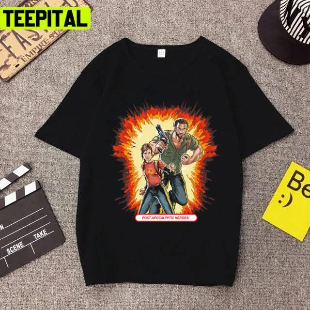 Postapocalyptic Heroes! The Last Of Us Fan Art Unisex T-Shirt Postapocalyptic Heroes! The Last Of Us Fan Art Unisex T-Shirt