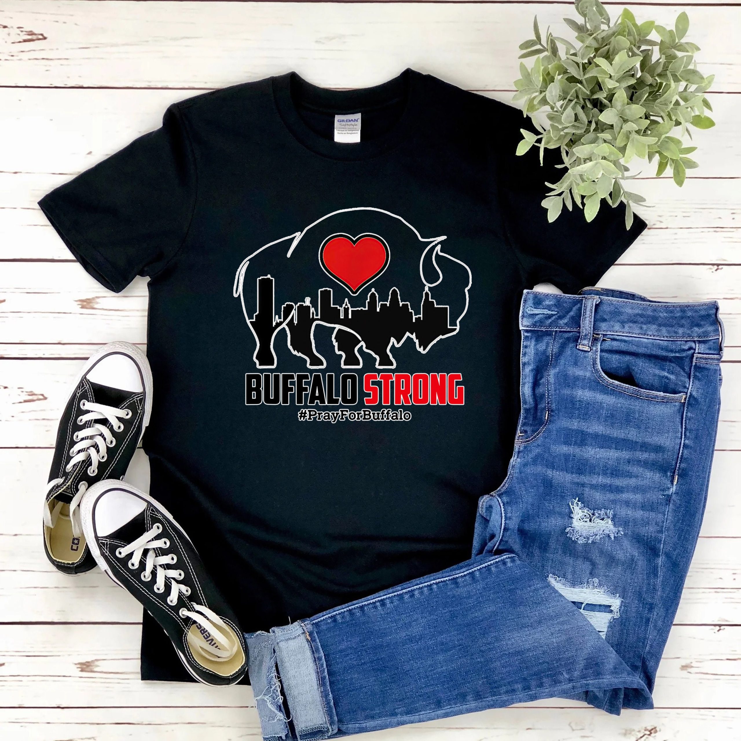 Pray For Buffalo Buffalo Strong Unisex T-Shirt Pray For Buffalo Buffalo Strong Unisex T-Shirt