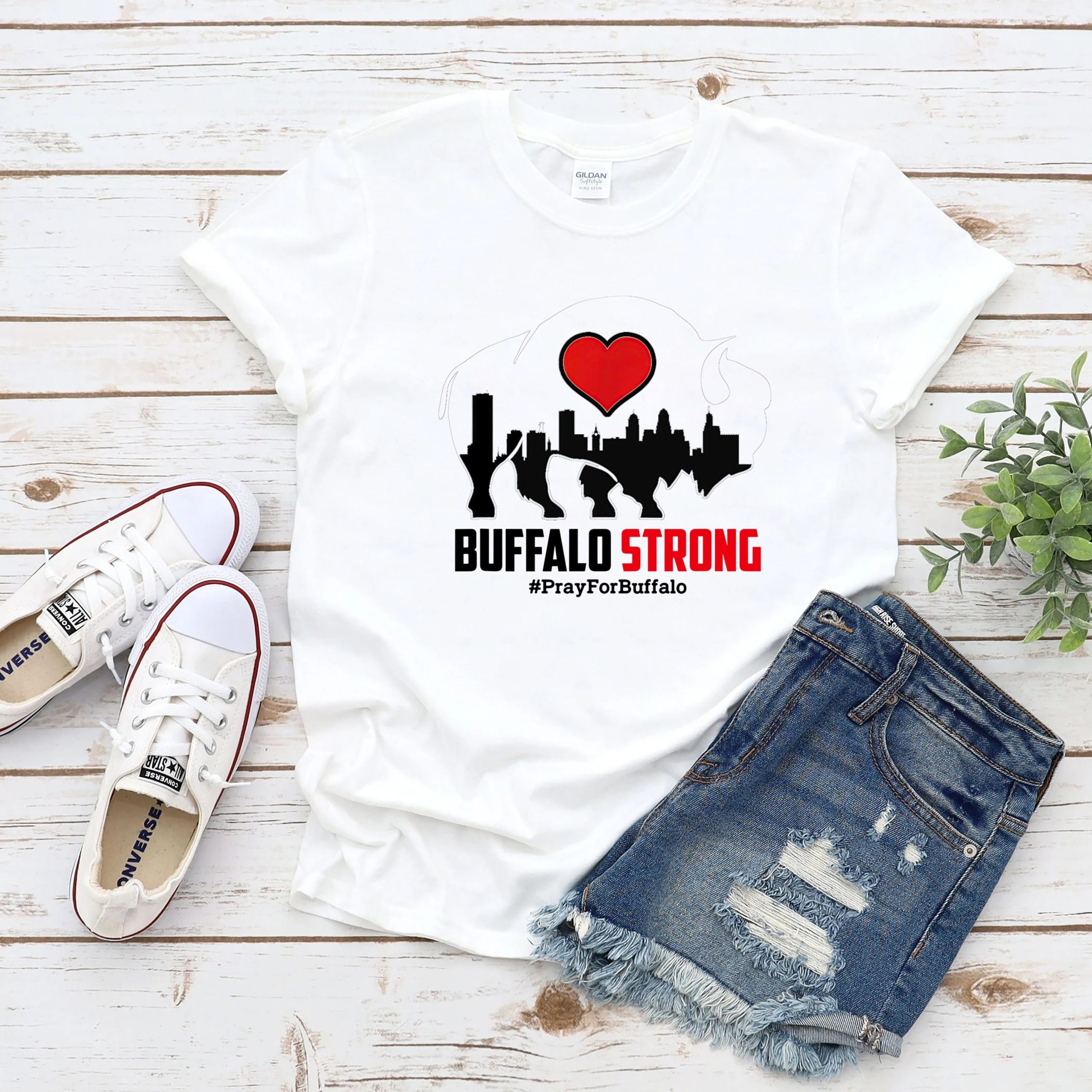 Pray For Buffalo Buffalo Strong Unisex T-Shirt Pray For Buffalo Buffalo Strong Unisex T-Shirt