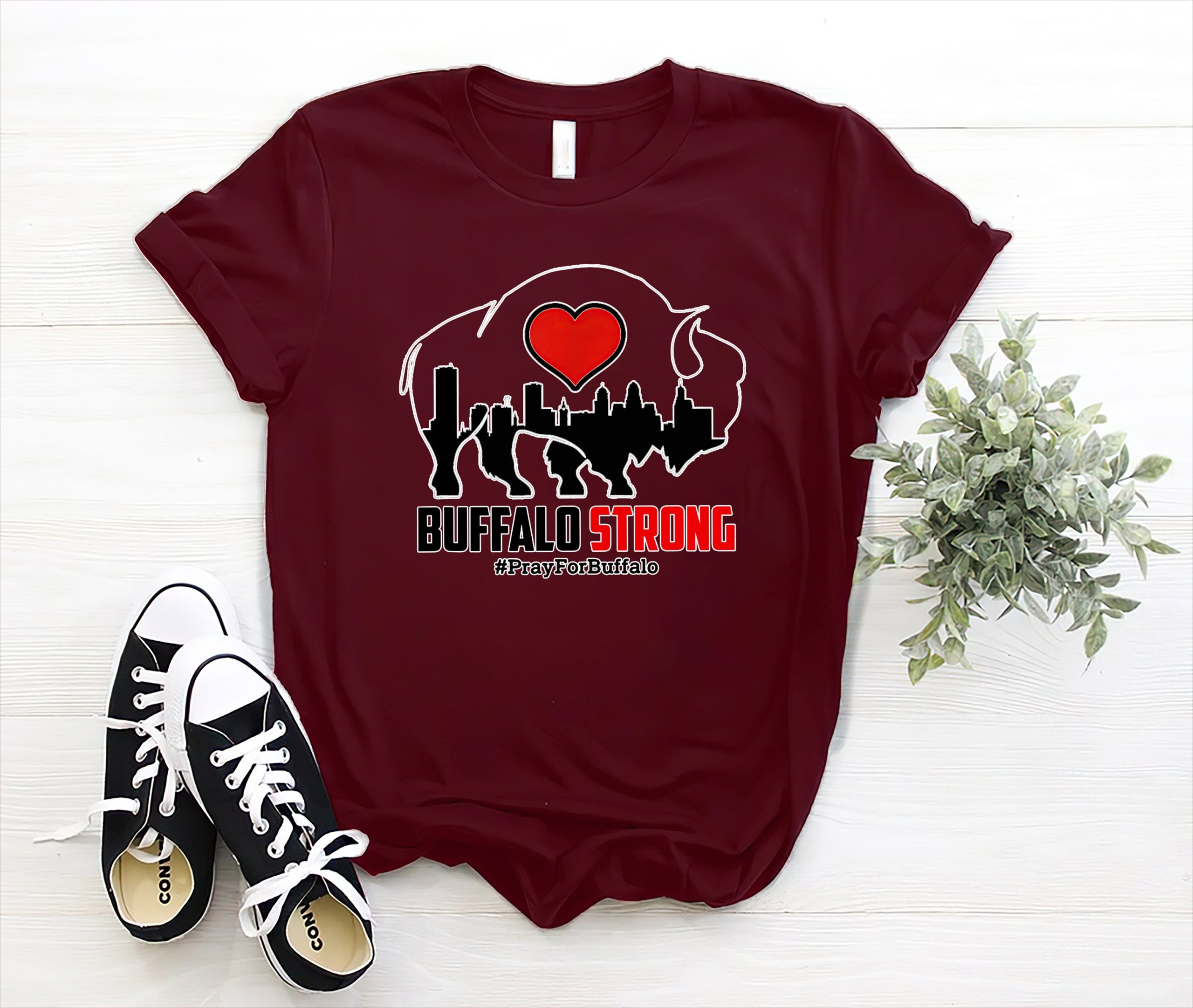 Pray For Buffalo Buffalo Strong Unisex T-Shirt Pray For Buffalo Buffalo Strong Unisex T-Shirt
