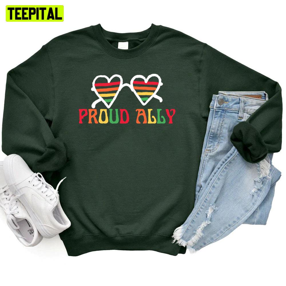 Proud Ally Pride Month Unisex T-Shirt Proud Ally Pride Month Unisex T-Shirt