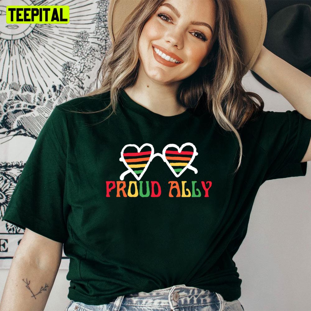Proud Ally Pride Month Unisex T-Shirt Proud Ally Pride Month Unisex T-Shirt