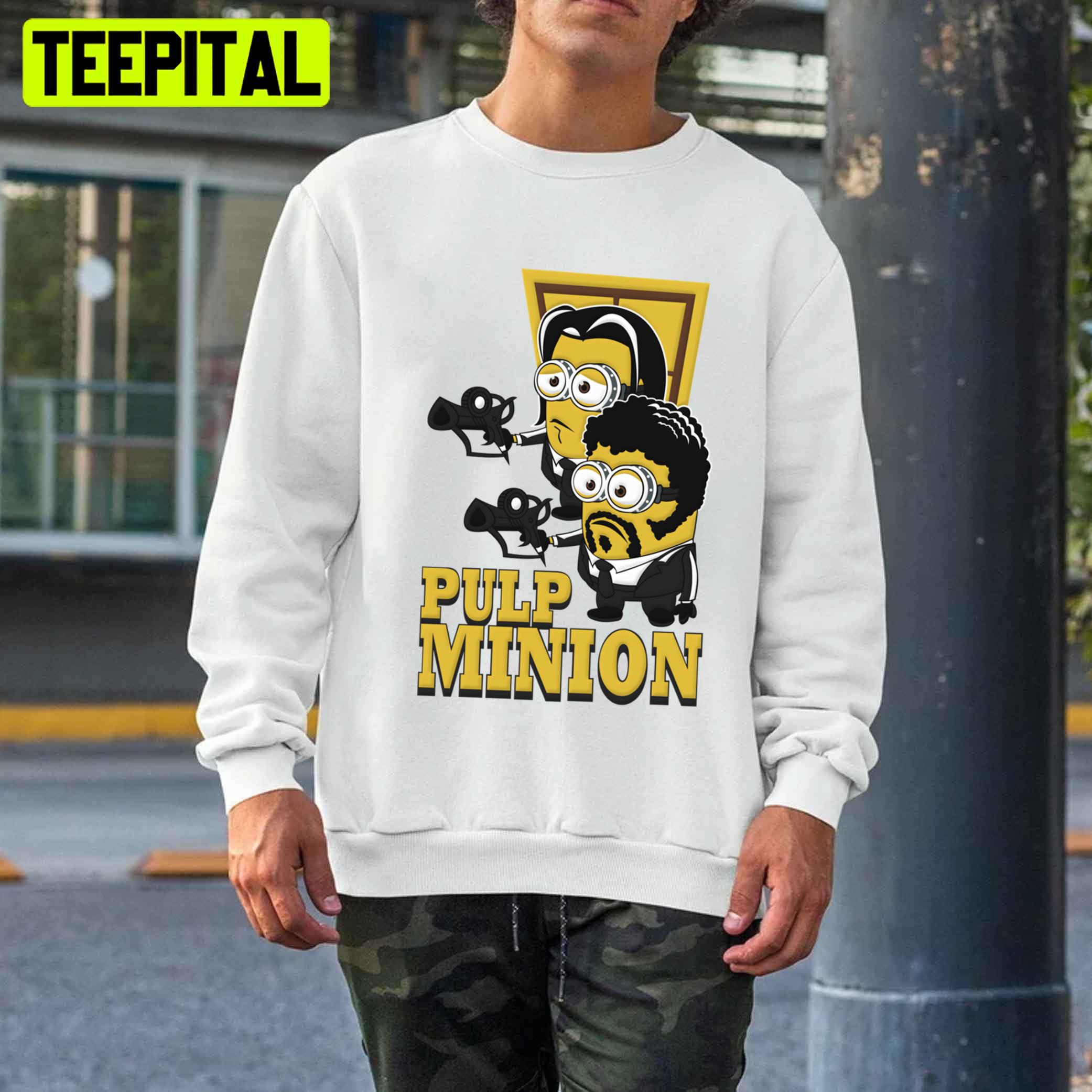 Pulp Fiction Minions Unisex T-Shirt Pulp Fiction Minions Unisex T-Shirt