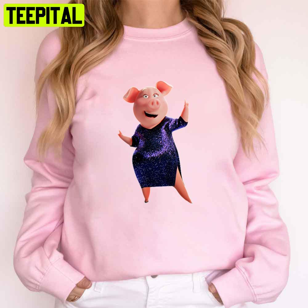 Purple Dress Rosita From Sing 2 Movie Unisex T-Shirt Purple Dress Rosita From Sing 2 Movie Unisex T-Shirt