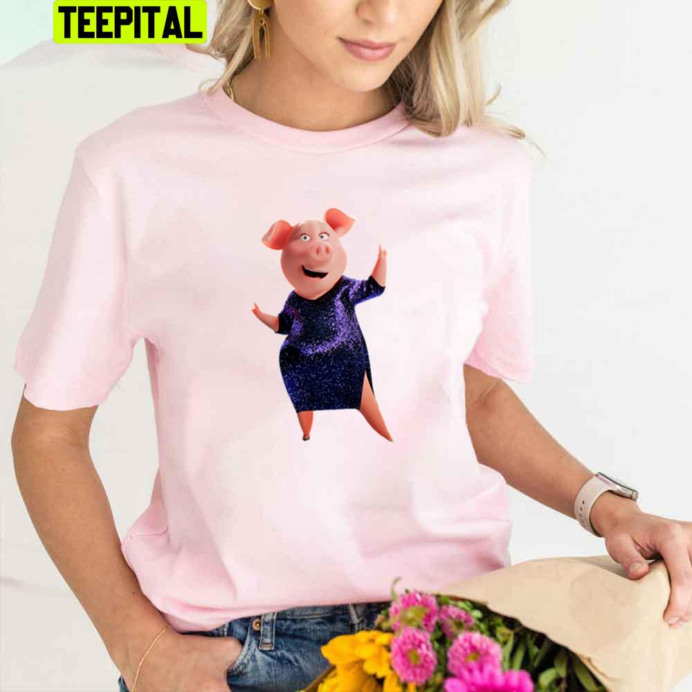 Purple Dress Rosita From Sing 2 Movie Unisex T-Shirt Purple Dress Rosita From Sing 2 Movie Unisex T-Shirt