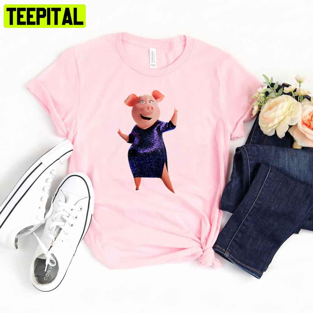 Purple Dress Rosita From Sing 2 Movie Unisex T-Shirt Purple Dress Rosita From Sing 2 Movie Unisex T-Shirt