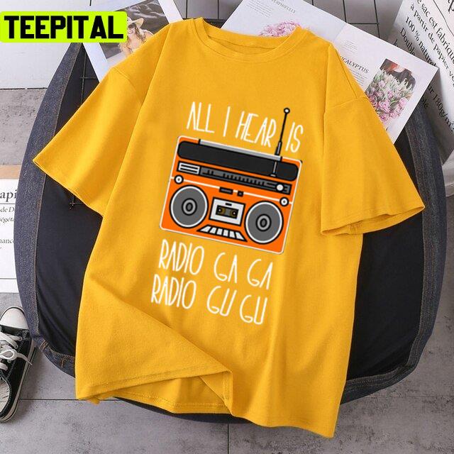 Radio Ga Ga Radio Gugu Queen Youth Lady Gaga Unisex T-Shirt Radio Ga Ga Radio Gugu Queen Youth Lady Gaga Unisex T-Shirt