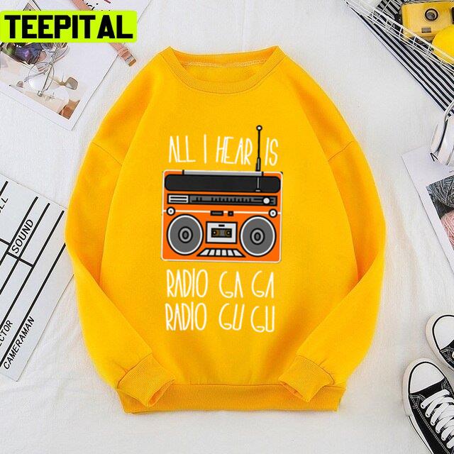 Radio Ga Ga Radio Gugu Queen Youth Lady Gaga Unisex T-Shirt Radio Ga Ga Radio Gugu Queen Youth Lady Gaga Unisex T-Shirt