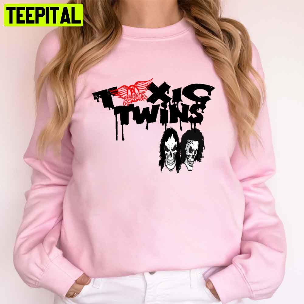 Red Black Skull Art Toxic Twins Unisex T-Shirt Red Black Skull Art Toxic Twins Unisex T-Shirt