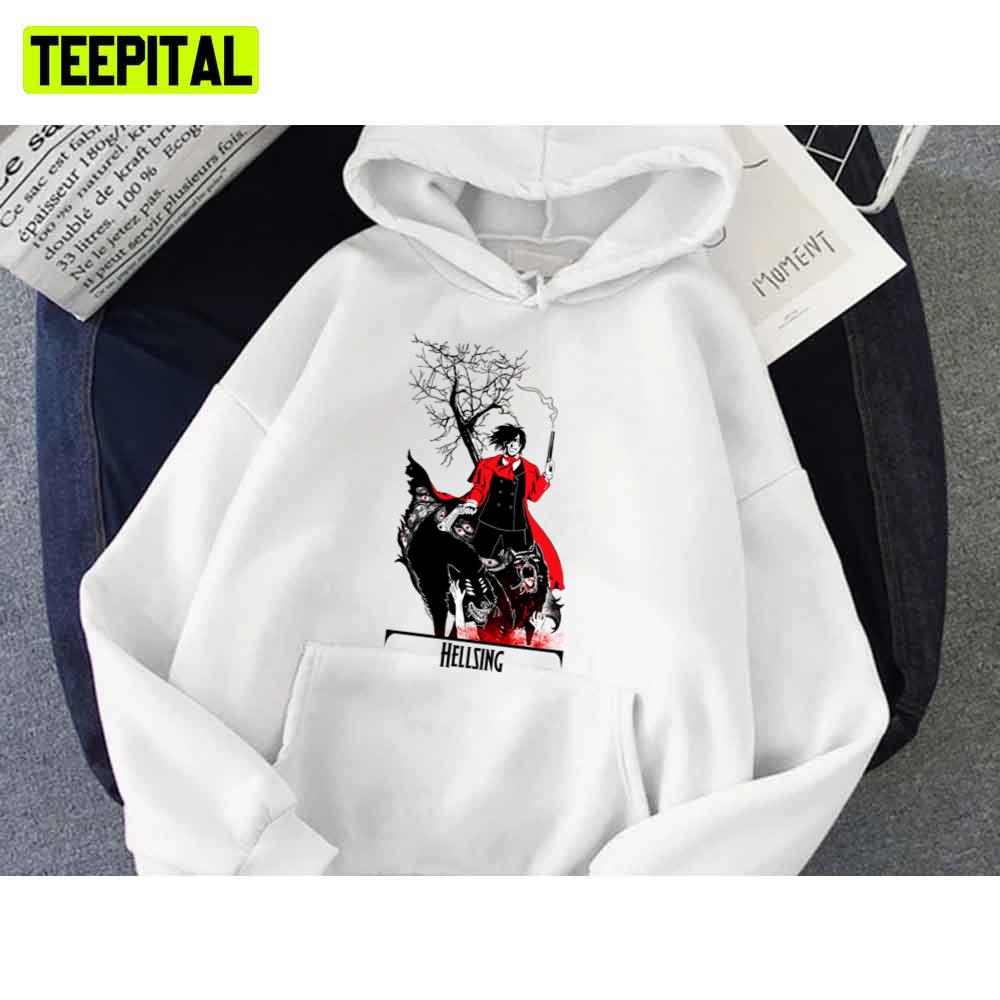 Red Black Style Hellsing Alucar Unisex T-Shirt Red Black Style Hellsing Alucar Unisex T-Shirt