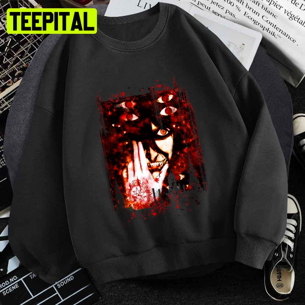 Red Blood Fanart Hellsing Unisex T-Shirt Red Blood Fanart Hellsing Unisex T-Shirt