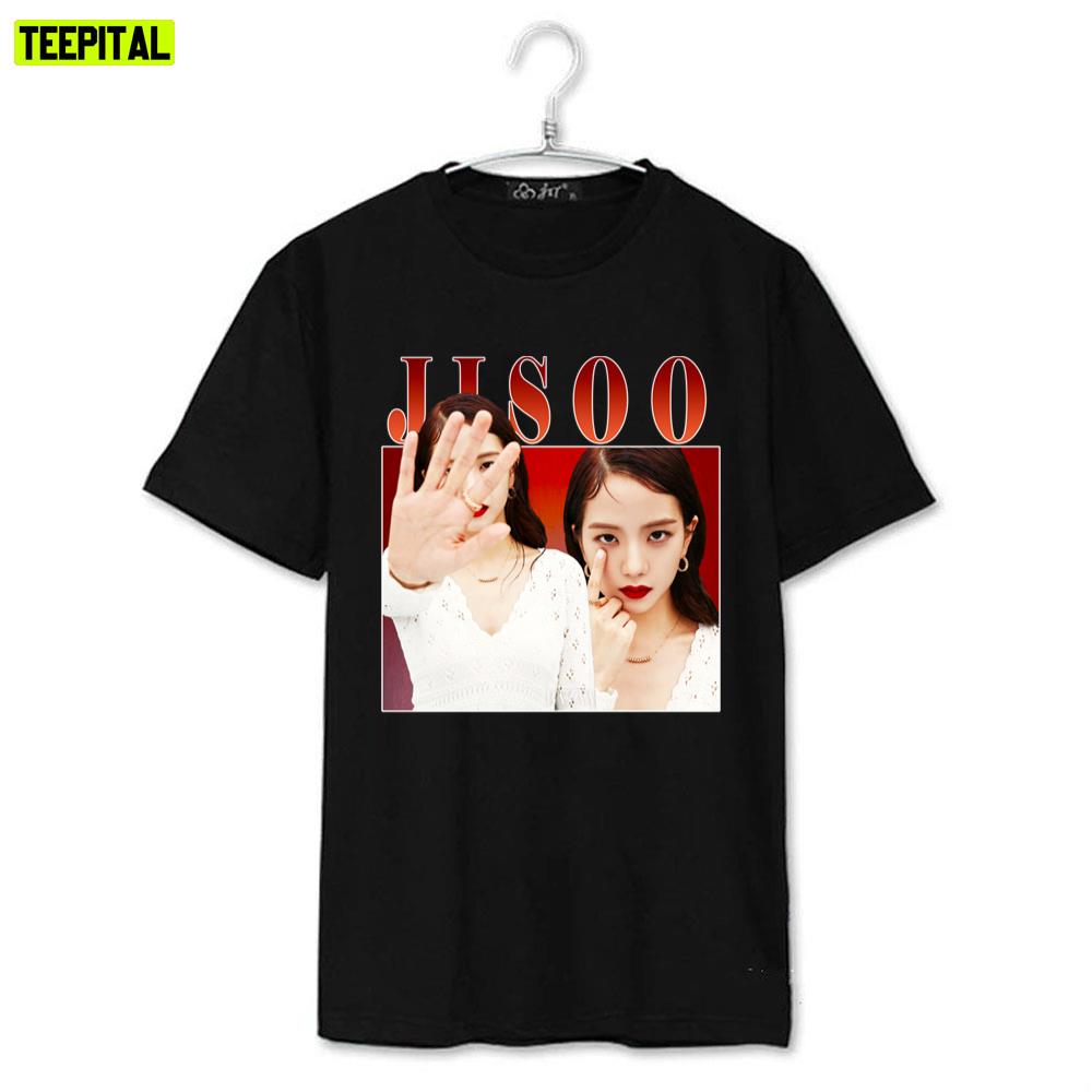 Red Vintage Style Jisoo Tribute Unisex T-Shirt Red Vintage Style Jisoo Tribute Unisex T-Shirt