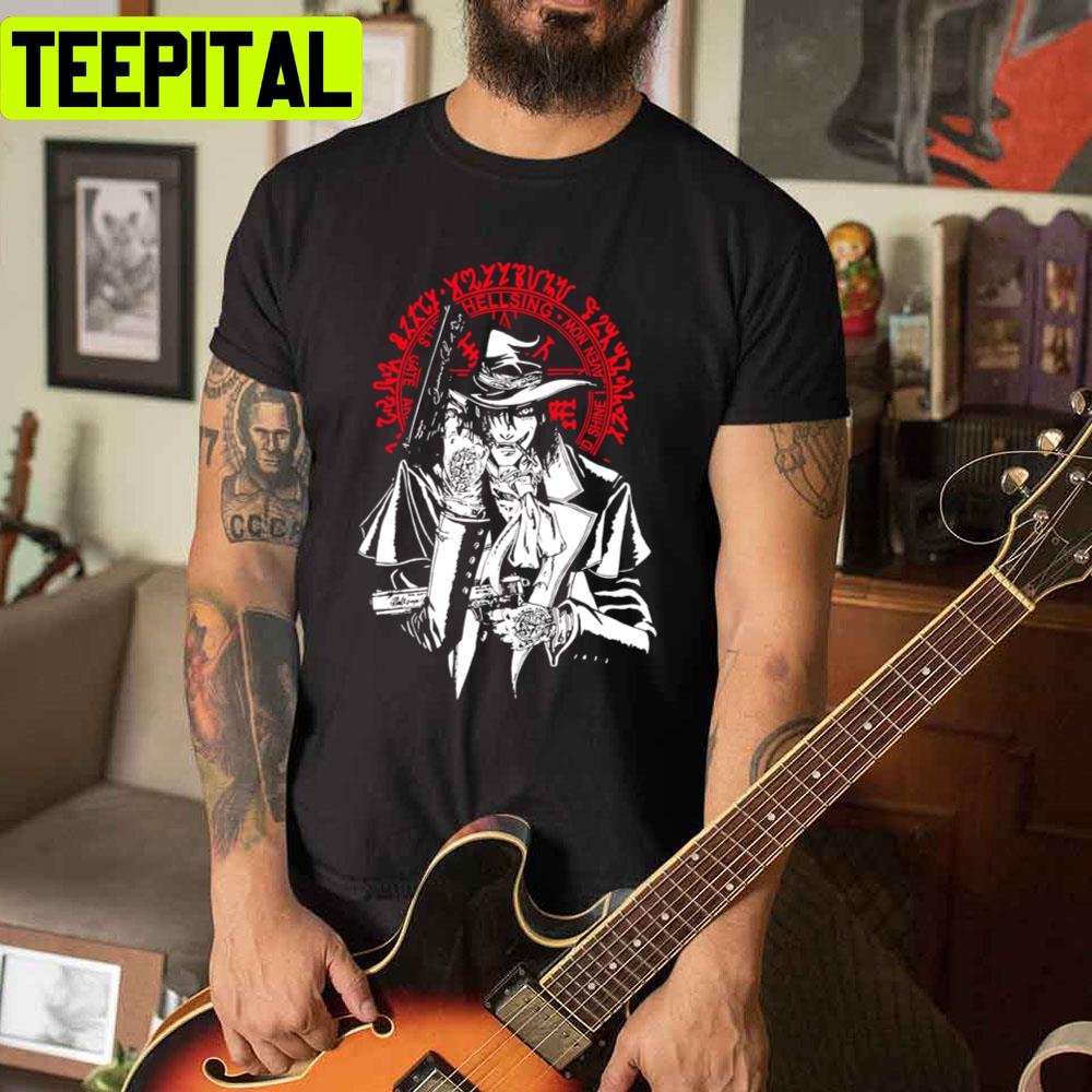 Red White Style Hellsing Alucard Unisex T-Shirt Red White Style Hellsing Alucard Unisex T-Shirt