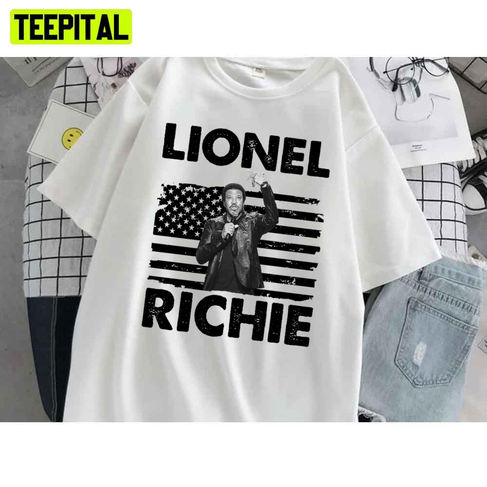 Retro American Flag Lionel Legend Unisex T-Shirt Retro American Flag Lionel Legend Unisex T-Shirt