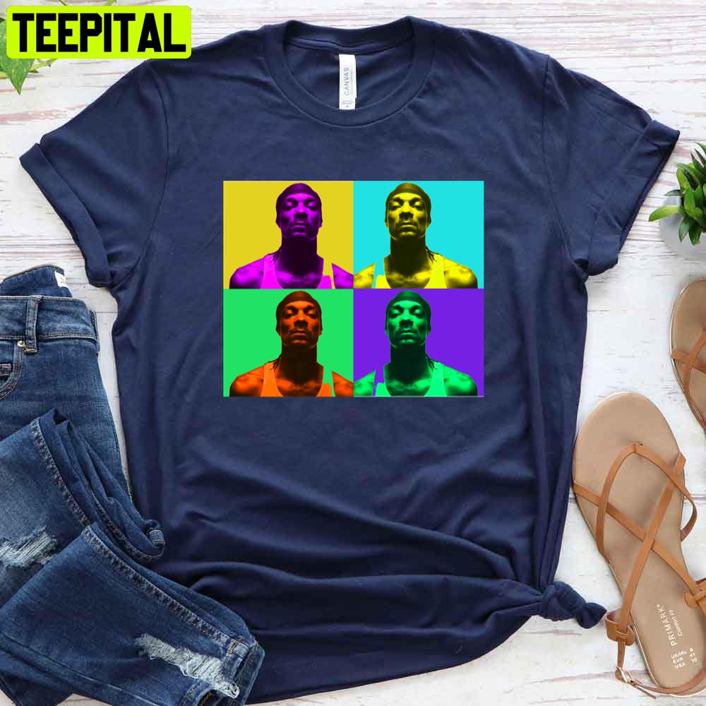 Retro Color Style Snoop Dogg Rapper Unisex T-Shirt Retro Color Style Snoop Dogg Rapper Unisex T-Shirt