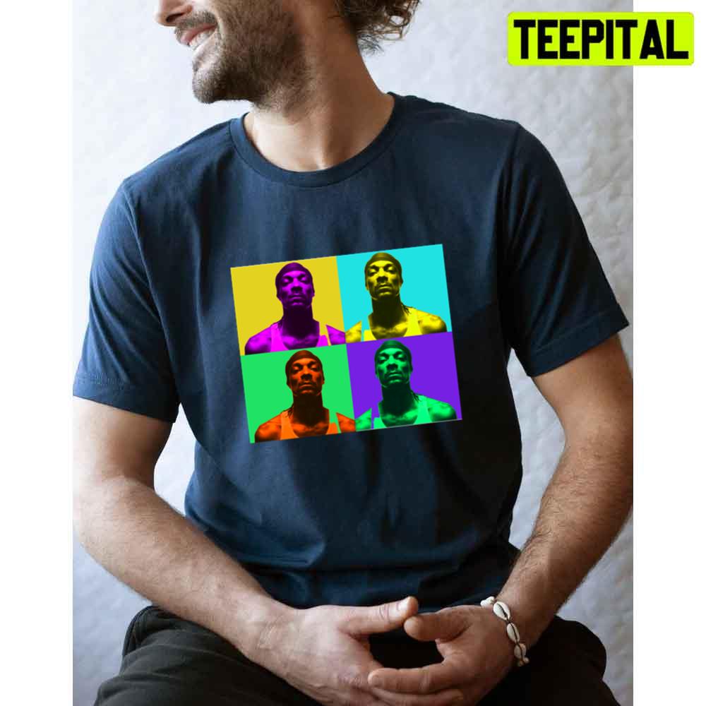 Retro Color Style Snoop Dogg Rapper Unisex T-Shirt Retro Color Style Snoop Dogg Rapper Unisex T-Shirt
